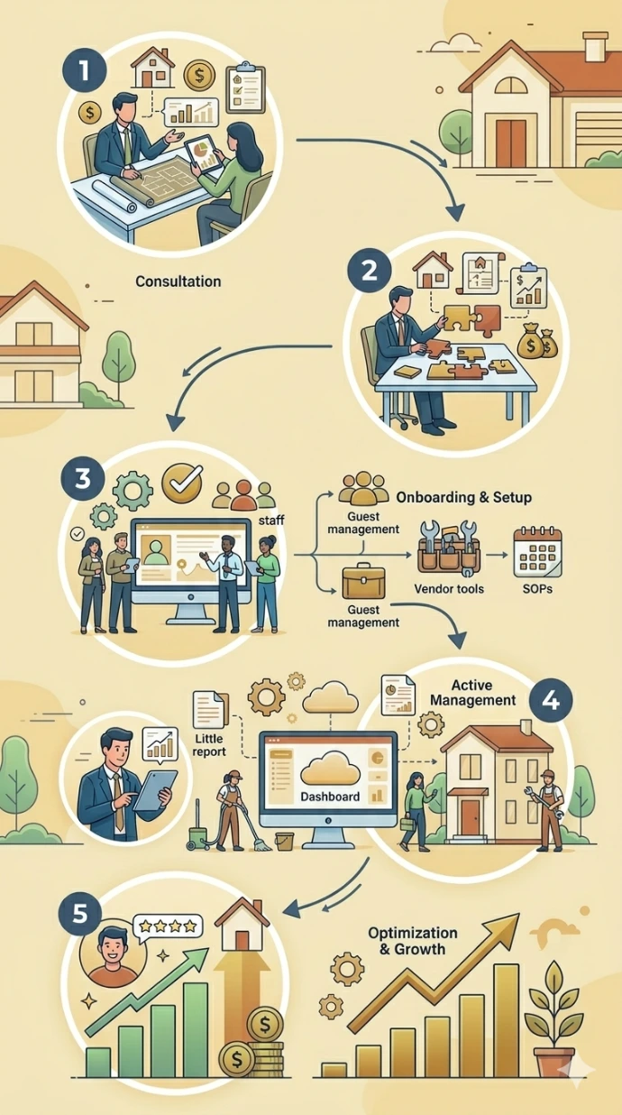 Hospitality-Level Management for Premium Homes.