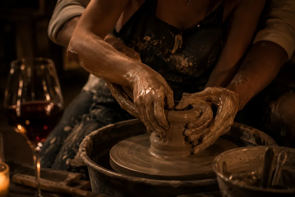 Pottery session by candlelight.webp