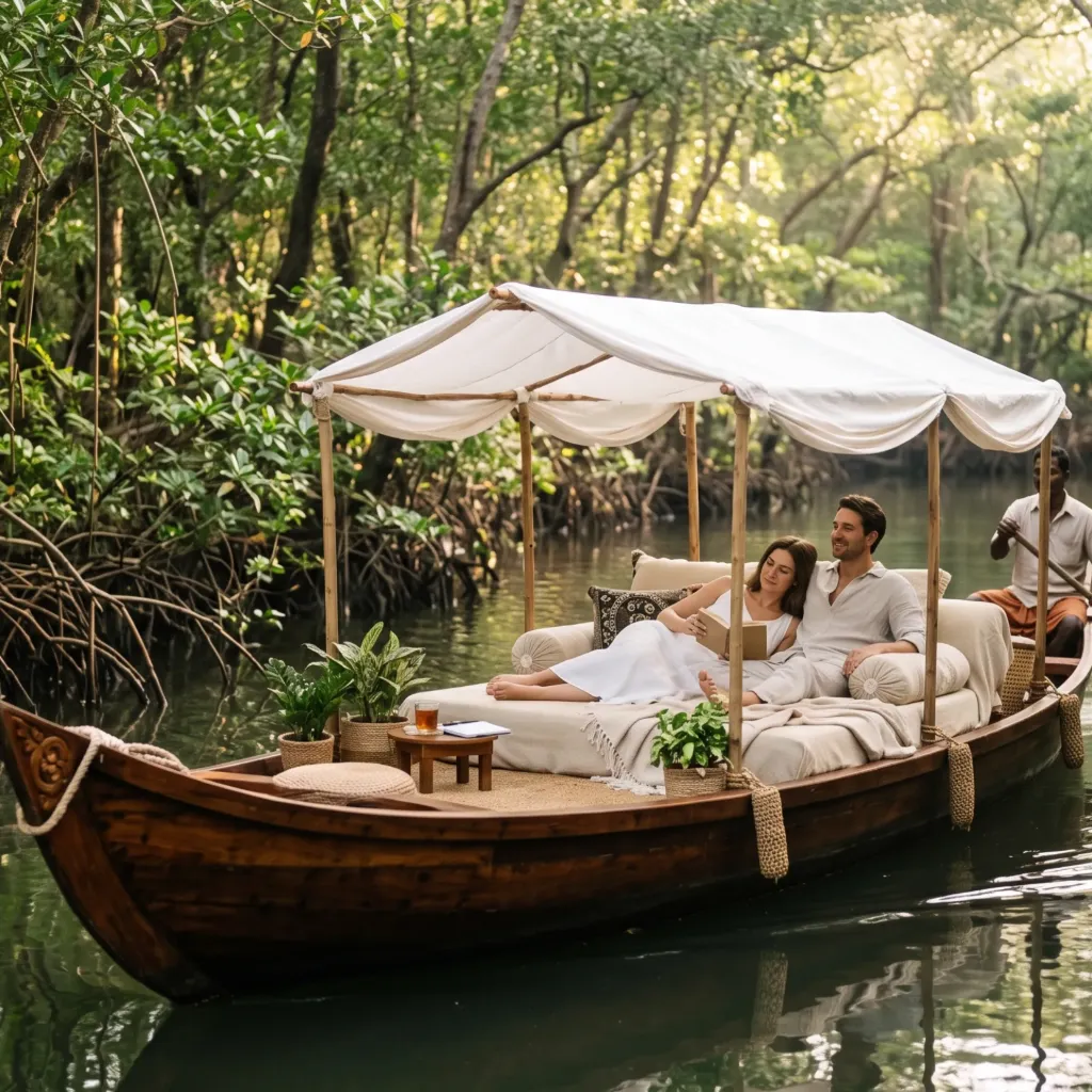 The Backwater Gondola: Bespoke Wooden River Craft