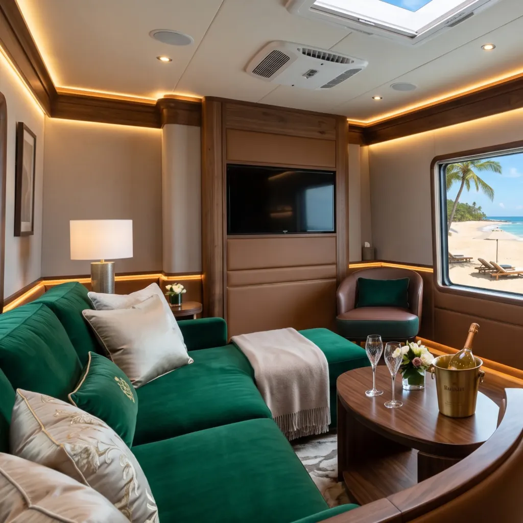 The Mobile Lounge: Luxury Vanity Van Charter