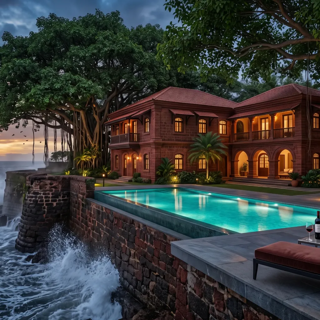The Seaway Fortress: Sophisticated Waterfront Estate