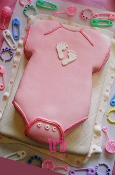 Baby Girls Onesie Cake