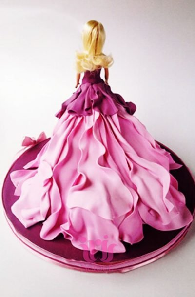 Barbie Lavender Dress Cake