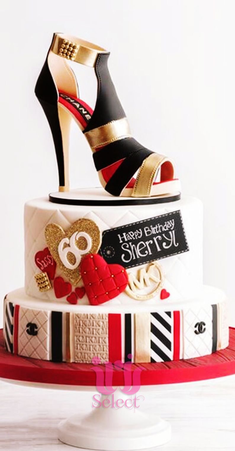 Chanel Sugar Shoe Cake - Iris Select - Goa - Free Delivery