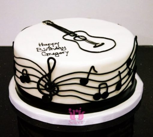 Guitar Maestro Birthday Cake