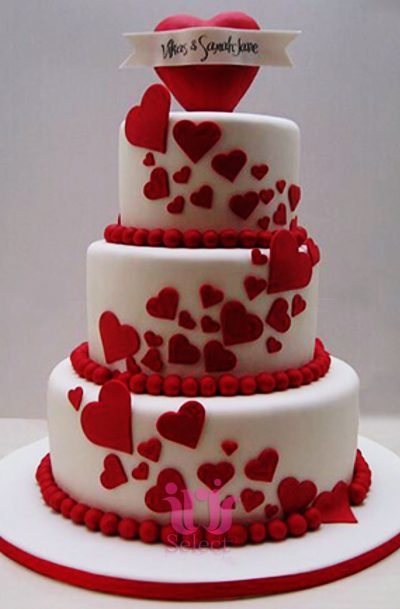 Heart Flow Cake