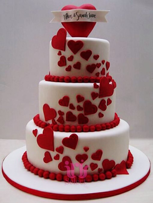 Heart Flow Cake