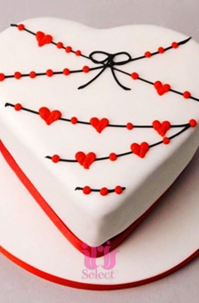 Heart Strings Love Cake