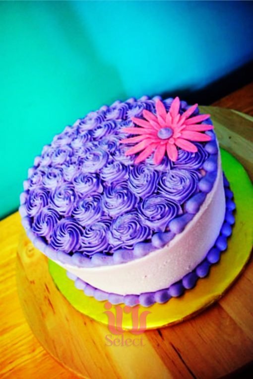 Lavendar Rossette Cake