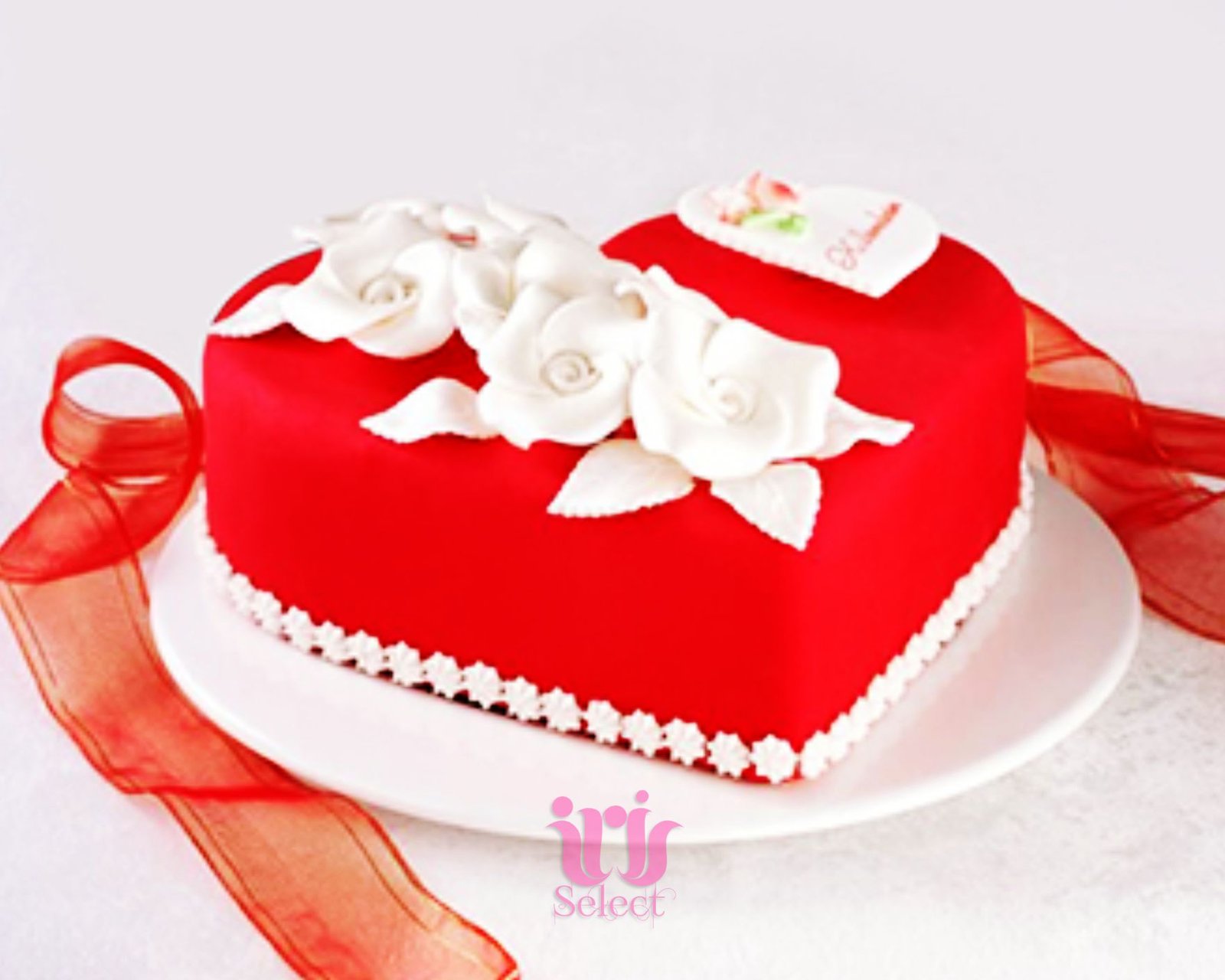 Lavish Love Heart Cake