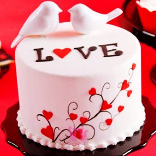 Love Birds Cake