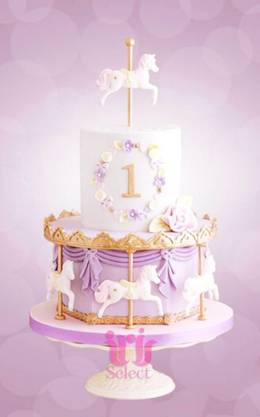 Pastel Merry Go Round Cake