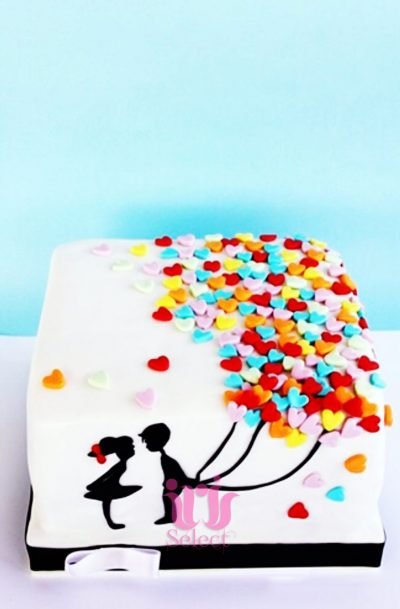 Sweet Surprise Balloons Cake